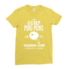 forrest gump   ping pong camp   cult film Ladies Fitted T-Shirt