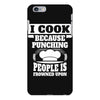 i cook because punching people is frowned upon 1 iPhone 6/6s Plus  Shell Case