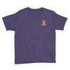 breast cancer ribbon survivor pocket Youth Tee