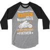 Motorcycles Father 3/4 Sleeve Shirt