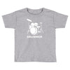 drummer drum kit indie rock music Toddler T-shirt