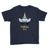 birthday unicorn family series birthday boy Youth Tee