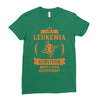 I am a Leukemia Cancer Survivor - What's Your Superpower? Ladies Fitted T-Shirt