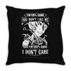 'm 99% sure you don't like me Throw Pillow