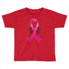 breast cancer pink ribbon Toddler T-shirt
