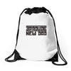 proud new dad Drawstring Bags