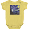 tardis starry night Baby Onesie