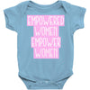 empowered women 2 Baby Onesie