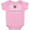 proud autism granddaughter Baby Onesie