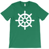 steering wheel sail boat funny T-Shirt