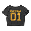 1 best dad Crop Top