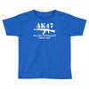 ak47 funny,political,weapons,cool,retro,rude Toddler T-shirt