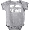 the man the myth the legend Baby Onesie
