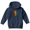 new! men's rasta vibe lion Youth Hoodie