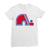 quebec nordiques Ladies Fitted T-Shirt