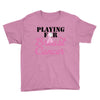 playing for breast cancer Youth Tee