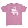 v5 eat sleep train Youth Tee