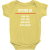 September Girl Baby Onesie