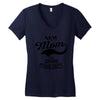 New Mom 2018 Rokie Dept. Women's V-Neck T-Shirt