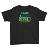i bleed blue and green Youth Tee