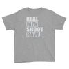 real men shoot raw Youth Tee