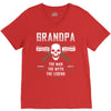 Grandpa The Man The Myth The Legend V-Neck Tee