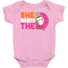 She Wants The D Dunkin Donuts Baby Onesie