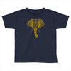 tribal print elephant geometric gold animals cool Toddler T-shirt