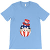 4th of July Peeking Baby Inside Egg T-Shirt