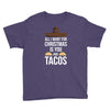i love you and tacos Youth Tee