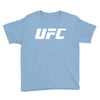 ufc white logo Youth Tee