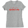 speaker city Ladies Fitted T-Shirt