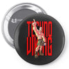 techno viking ideal birthday present or gift Pin-back button