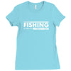 fishing Ladies Fitted T-Shirt