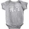 be rational get real nerdy geek pi nerd Baby Onesie
