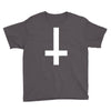 wasted youth inverted cross indie geek swag funny Youth Tee