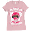 Real Girls Ride With Daryl Ladies Fitted T-Shirt