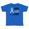 hope love cure stomach cancer awareness Toddler T-shirt