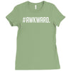 #awkward Ladies Fitted T-Shirt