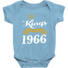 kings are born in 1966 Baby Onesie