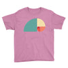 fibonacci golden ratio colorful Youth Tee