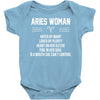 Aries Woman Baby Onesie