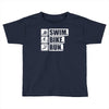 v6 swim bike run Toddler T-shirt