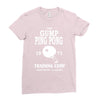 forrest gump   ping pong camp   cult film Ladies Fitted T-Shirt