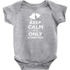 Keep Calm its only christmas Baby Onesie