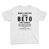 want a better texas black Youth Tee