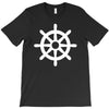 steering wheel sail boat funny T-Shirt