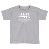 ak47 funny,political,weapons,cool,retro,rude Toddler T-shirt