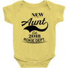 New Aunt 2018 Rokie Dept. Baby Onesie