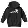 alien evolution   mens funny Youth Hoodie